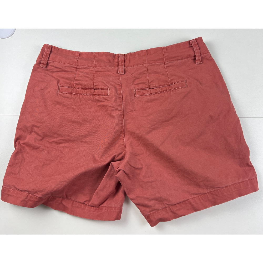 Classic Lee‎ Midrise Fit Chino Shorts Size 6 Coral Red - Picture 5 of 5